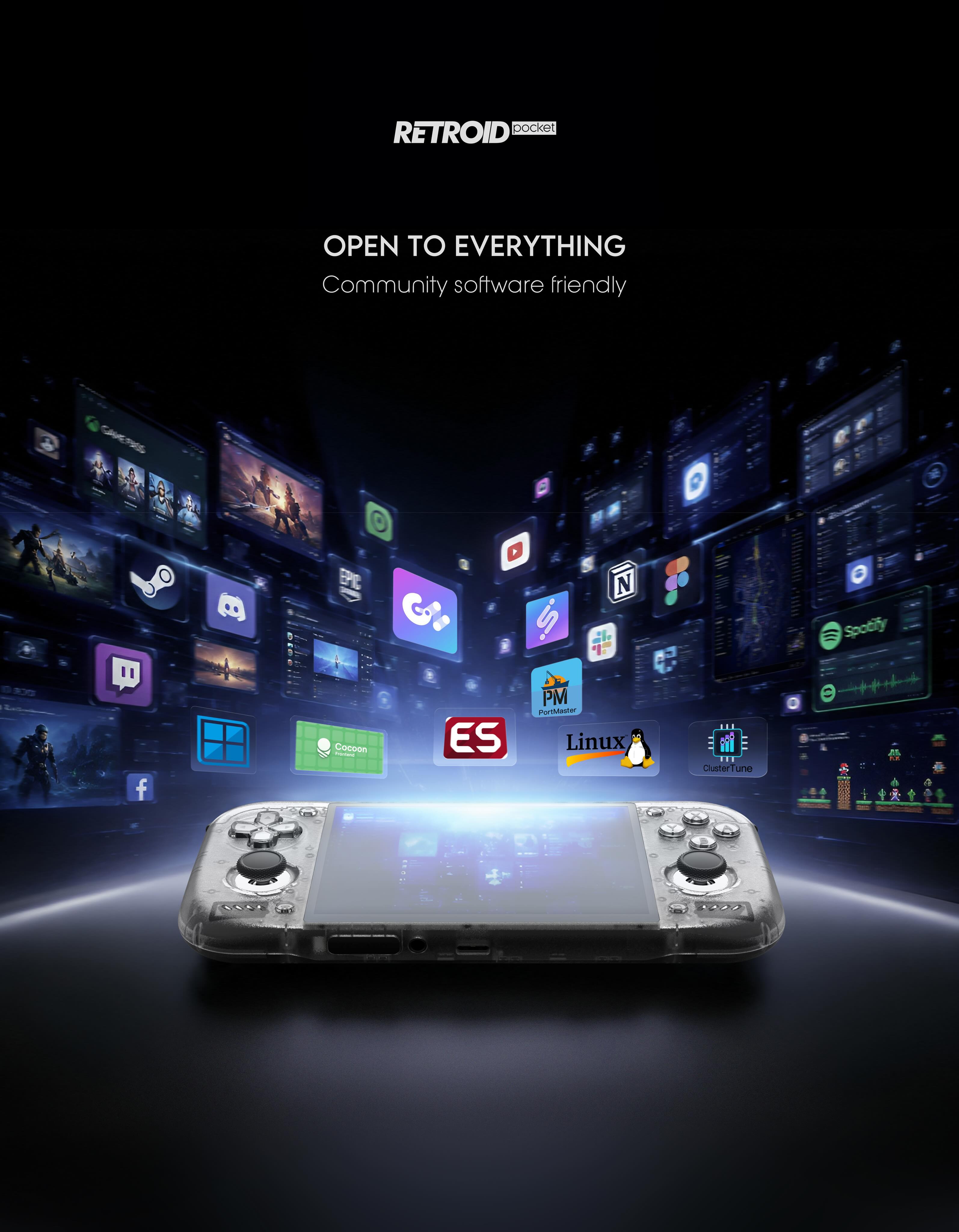 Retroid Pocket Nova running a wide range of Android apps, emulators, and storefronts